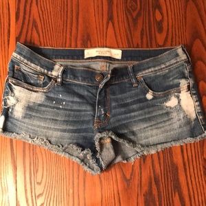 Abercrombie &Fitch blue jean shorts
